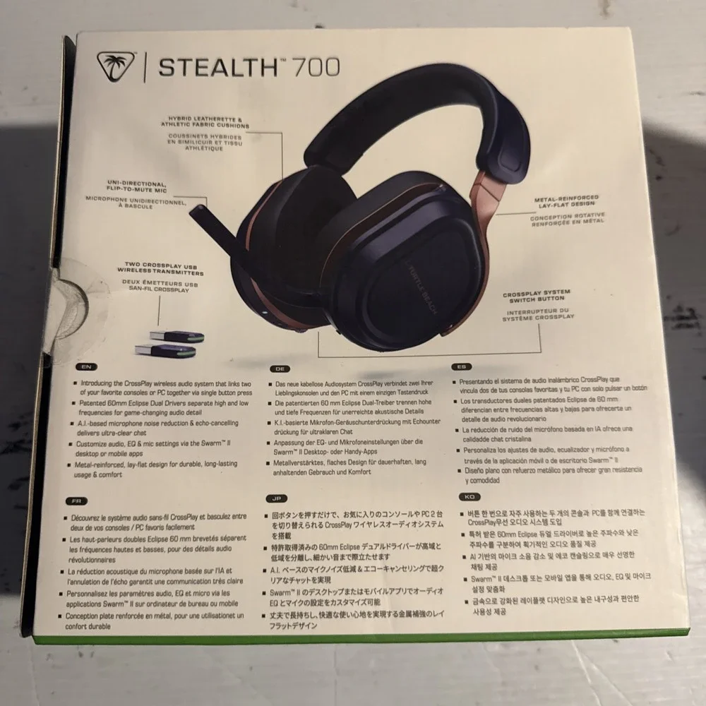 SEALED NEW Turtle Beach Stealth 700 GEN3 XBOX Cobalt Noise-Cancelling Bluetooth